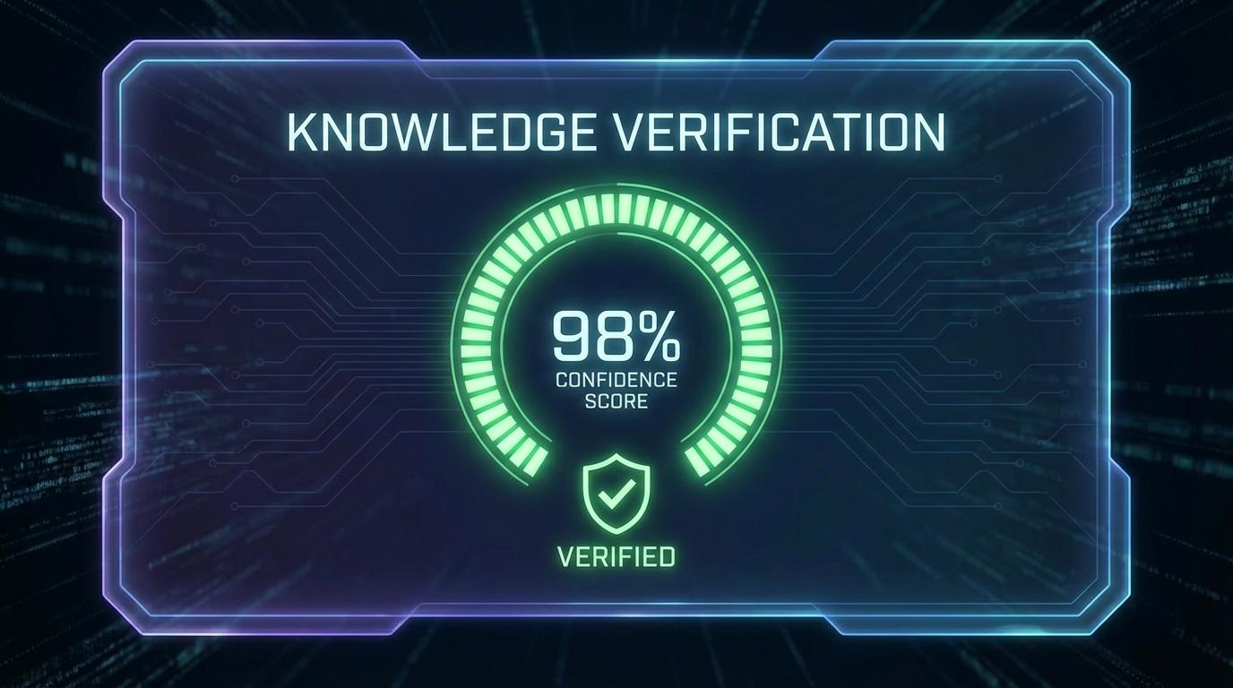 Knowledge Verification Confidence Score